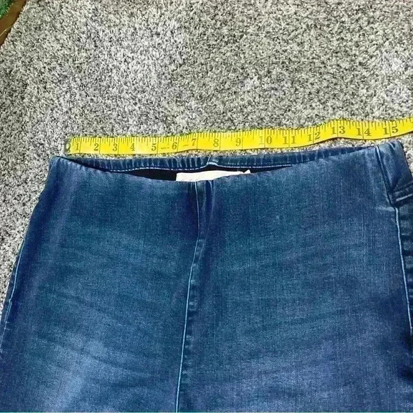 Soft Surroundings Jeans Womens Size M Blue Mid Rise Pull On Skinny Stretch - Picture 5 of 9